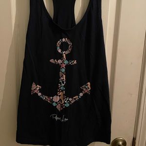 Tank top with anchor